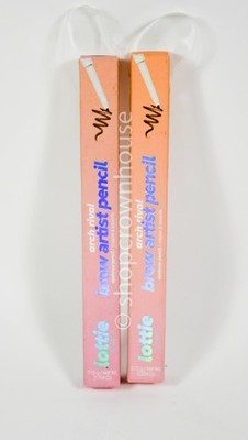 2 Lottie Arch Rival Brow Artist Pencil BROWN Vegan Long Lasting 0.12g