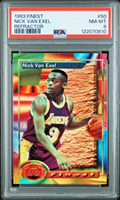 1993 Finest Refractor #50 Nick Van Exel  PSA 8  5711