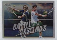 2021 Topps Chrome Battle of the Baselines Ken Rosewall Rod Laver #BB-1 HOF 0b7