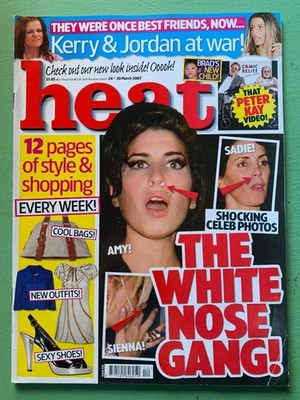 HEAT Mar-2007 AMY WINEHOUSE Dame Edna Lee Williams Andrew Castle Fiona Phillips