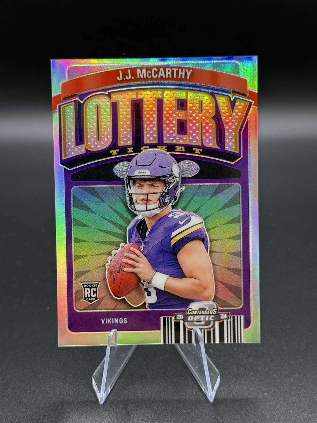 2024 Contenders Optic JJ MCCARTHY LOTTERY TICKET SSP