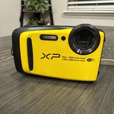 Fujifilm FinePix XP80 Yellow Waterproof Digital Camera No Battery Tested