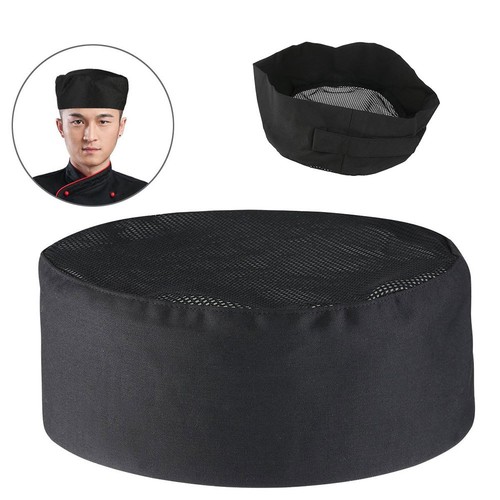 Set of 2 Chef Hat Comfortable Breathable Cooking Men and Women Man Cap - Picture 2 of 12
