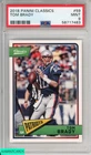 2018 PANINI CLASSICS TOM BRADY #59 NEW ENGLAND PATRIOTS PSA 9 MINT