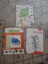 Lot Of 3 Kids Learning To Draw Books