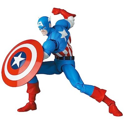 MAFEX Captain America Comic Ver Action Figure Marvel Medicom Toy