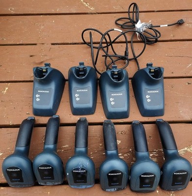 Lot of 6 - Datalogic QuickScan QBT2101 Bluetooth Handheld Barcode Scanner