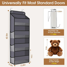 Over The Door Organizer Storage behind Door Hanging Organizer for Nursery 4...
