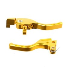 Motorcyle Adjustable Short Brake Clutch Lever Compatible with for Harley Gold