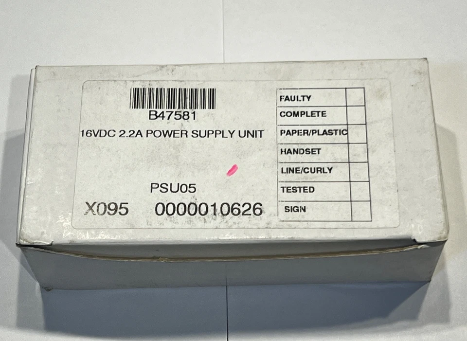 16V 2.2A Power Supply 2200mA 2.1mm Barrel Socket Stontronics T4090SA Fig 8 Mains - Image 2 of 4