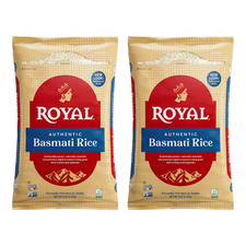 - Naturally Aged Authentic Long Grain Indian White Basmati Rice - 10 Pounds 2 X