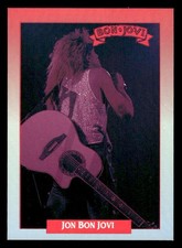Jon Bon Jovi 1991 Brockum Rock Cards #241 ESE