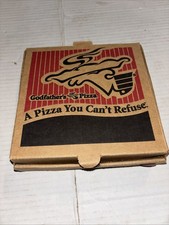 GodfathersPRETEND PLAY FOOD PIZZA Pie 6 SLICES Vtg 80s 90s kitchen plastic retro