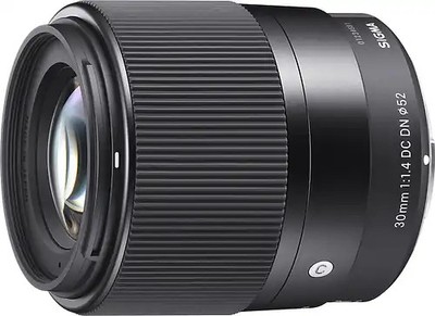 Sigma C 30 mm F1.4 DC DN 52 mm Filtergewinde (Canon EF-M Mount) schwarz
