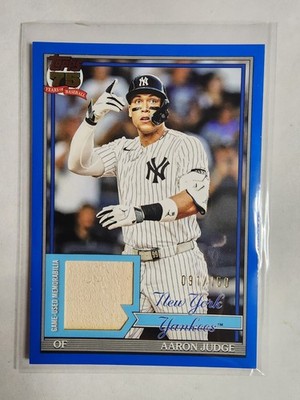 2026 Topps Series 1 - 1991 Topps Baseball Relics Aaron Judge #91R-AJ Blue /150