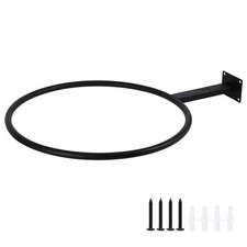 Black Yoga Ball Holder, Exercise Ball Storage Ball Holder Wall Mount Stabilit...