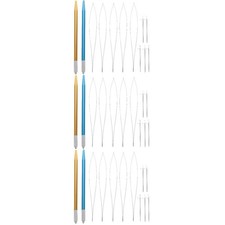 3 Sets  Hair Extension Loop Needle Pulling Hook Needle Hair Extension Tool