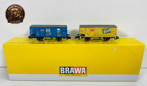 Brawa N - Set Güterwagen G 10 "PERSIL / ATA" DB III - Art. 67425 / 67426 - I 597 | Condition: Gebraucht