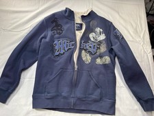 Disneyland Walt Disney Parks Mickey Zip-Up Sweater With Sherpa Liner, Size L