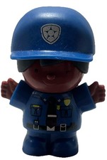 Play Mini Wheels Policeman with Blue Suit and Blue Baseball Hat