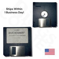 U.S. Gold Gray Matter Dive Bomber PC Game 3.5" Hard Disk Vintage 1988