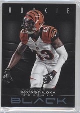 2012 Panini Black Rookie Platinum 6/25 George Iloka #139 1b8