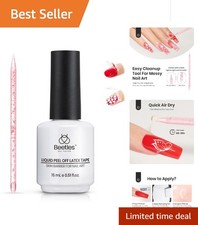 Liquid Latex Peel-Off Cuticle Guard 15ML - Perfect for Flawless Nail Art