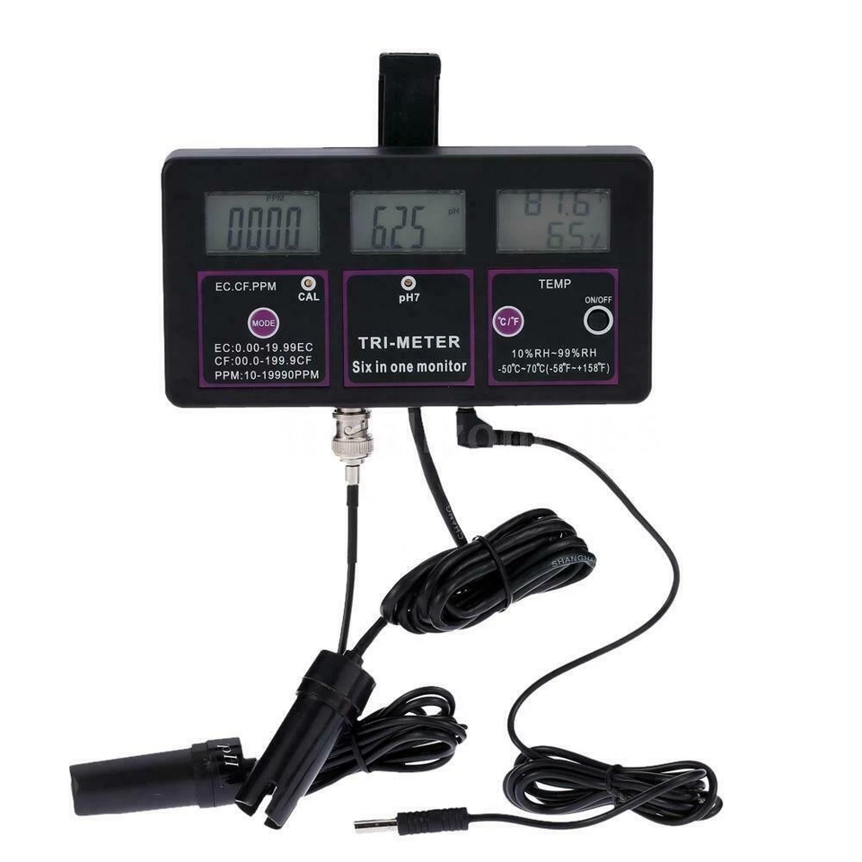 pH-217 Multi-function Digital Water Quality Testing 6-in-1 Meter Analyzer Tester - Image 2 of 4