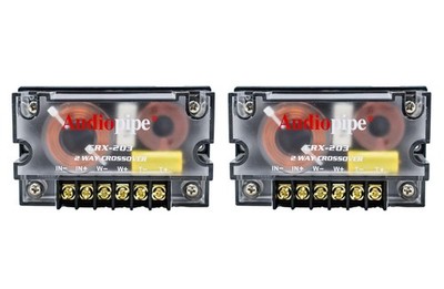 Audiopipe 2 Way Mini Speakers 150 Watts Rms Multicolor With Gold Terminals