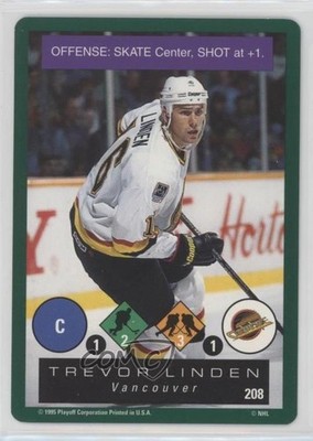 1995-96 Playoff One on One Challenge Trevor Linden #208 0nx5