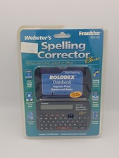 Franklin Webster's Spelling Corrector Plus NCS-101 Pocket Size Compact New