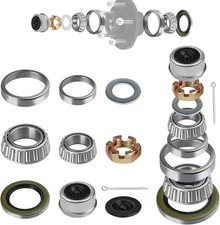 2Sets Fit 3500LB 1-3/8'' to 1-1/16'' 2 Sets L68149 L44649 Trailer Bearings