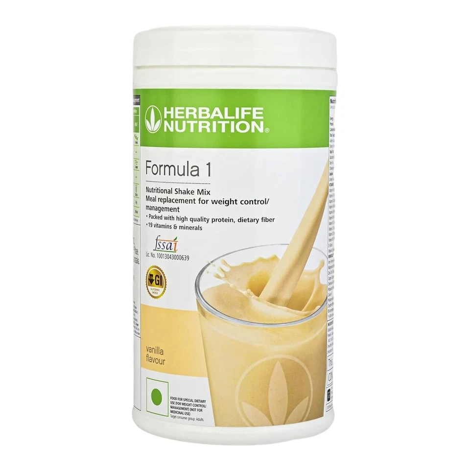 MARKENLOS Herbalife Formula 1 - Nutritional Shake Mix - Vanille - 500 Gms