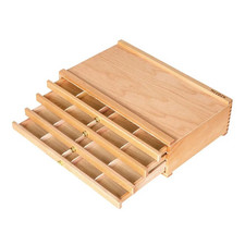 Artist Storage Box With 4 Drawers 40 25 13.2 Cm.