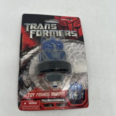Optimus Prime Toy Fishing Bobber Transformers Lake Stream Tub Fun Blue NIP J65