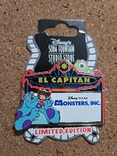 Pin de carpa Monsters Inc. EL Capitan LE 500 DSSH DSF Sully Boo