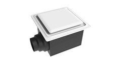 Aero Pure ABF80 G15 W ABF80G15 Ceiling Mount, Energy Star Certified, Quiet Ba...