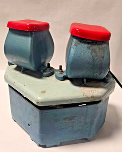 Rotary Media Vibratory Tumbler Duburring Finishing Jewelry 2 Bowls