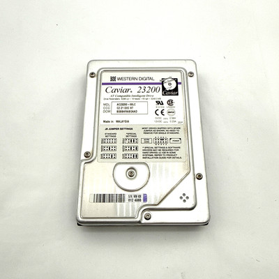 Western Digital Caviar 23200 3.2GB IDE HDD AC23200 Vintage Hard Drive 1997