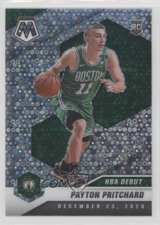 2020-21 Mosaic NBA Debut Fast Break Silver Prizm Payton Pritchard Rookie RC 0l8y