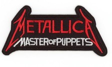 Metallica Master of Puppets Patch Iconic Metal Embroidered Iron-On Badge