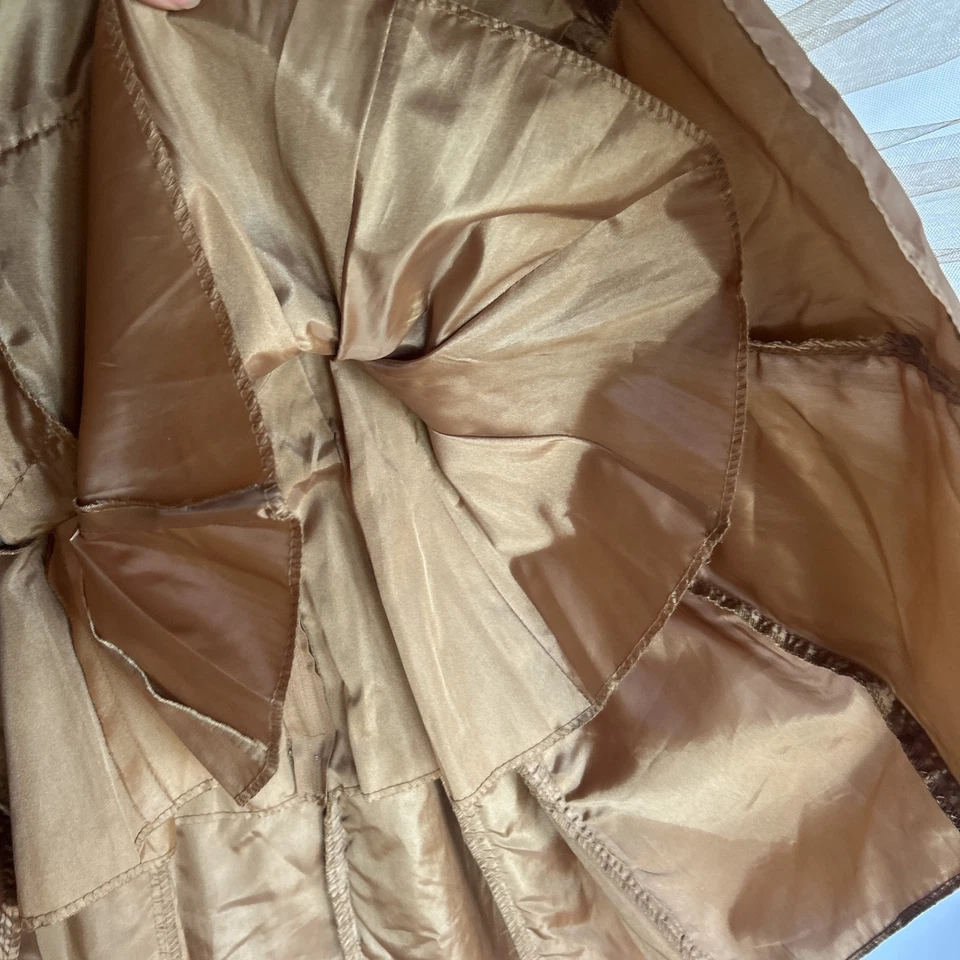 Mini Vestido Bratzcore Vintage Y2k Fairygrunge Bronce Sin Tirantes Corsé Tul 3 4 S Foto 4 de 4