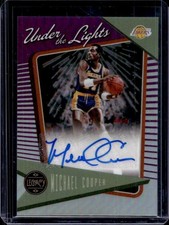 2022 Chronicles Michael Cooper Under the Lights Auto Purple #/49 Lakers