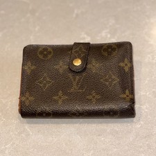 Louis Vuitton Kisslock Monogram Clip Wallet Compact - Authentic