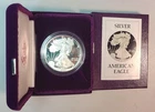 1986-S Proof American Silver Eagle Dollar $1 Box & COA US Mint Bullion OGP