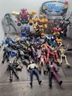 Vintage Lot 30 Various Action Figures Power Rangers Transformers & More READ!!