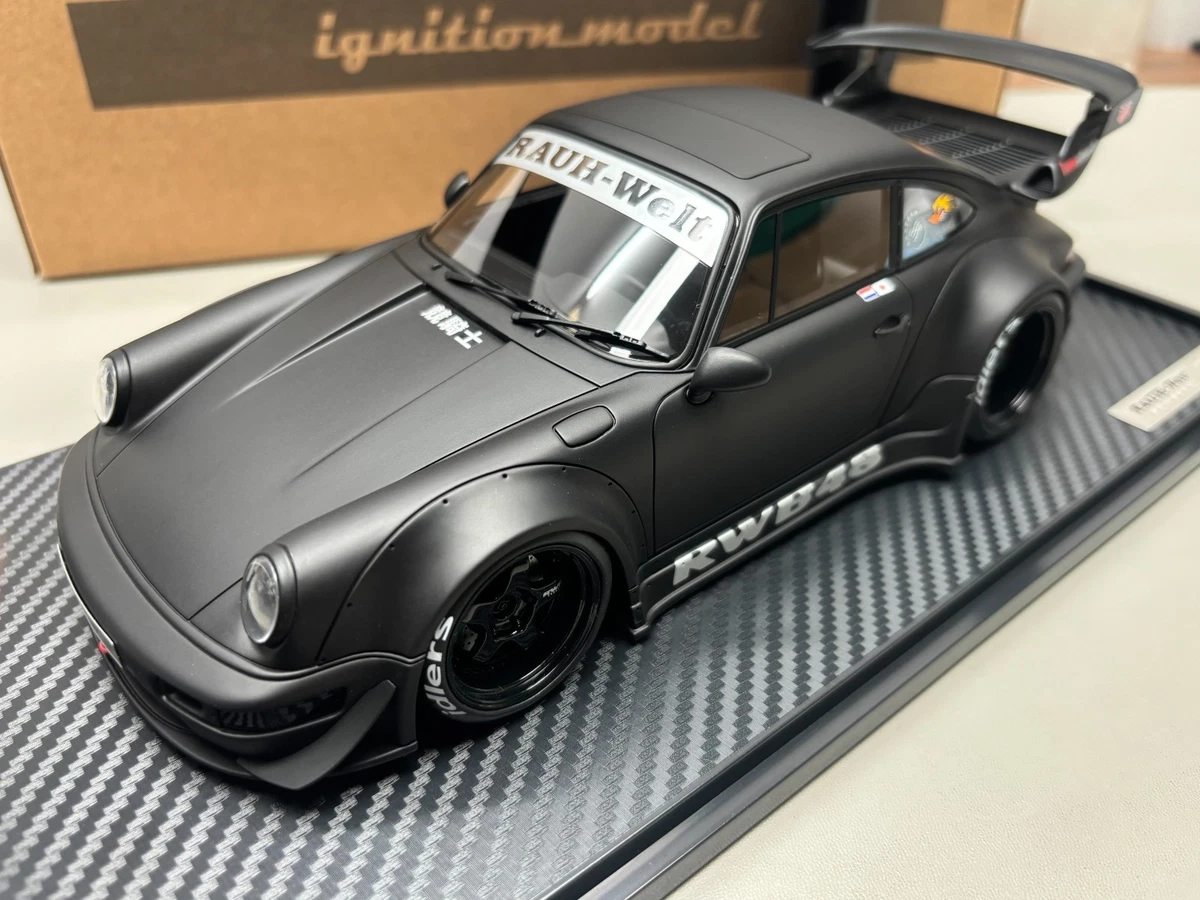 ミニカー IG2463 ignition model 1/18 RWB 964 IG2463 Ignition Model 1/18 Porsche RWB 964 Matte Black Ignition