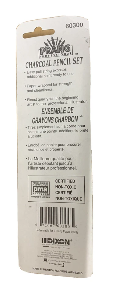 2件装专业绘画艺术家套装铅笔和草图木炭艺术挂牌60300 — 第 3/3 张图片