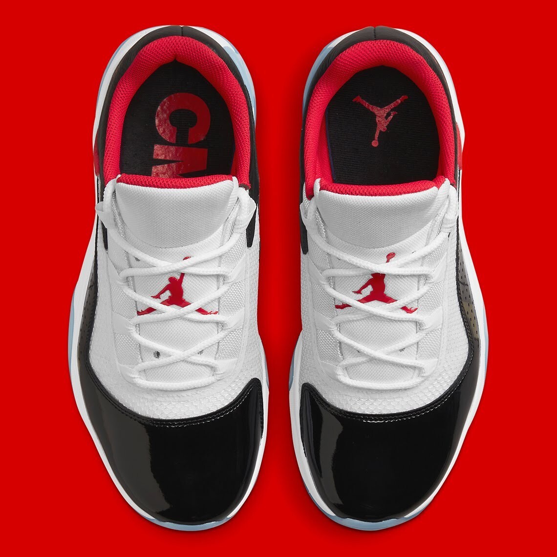 Men's Size 10.5 Nike Air Jordan 11 CMFT Low 'Bred' White