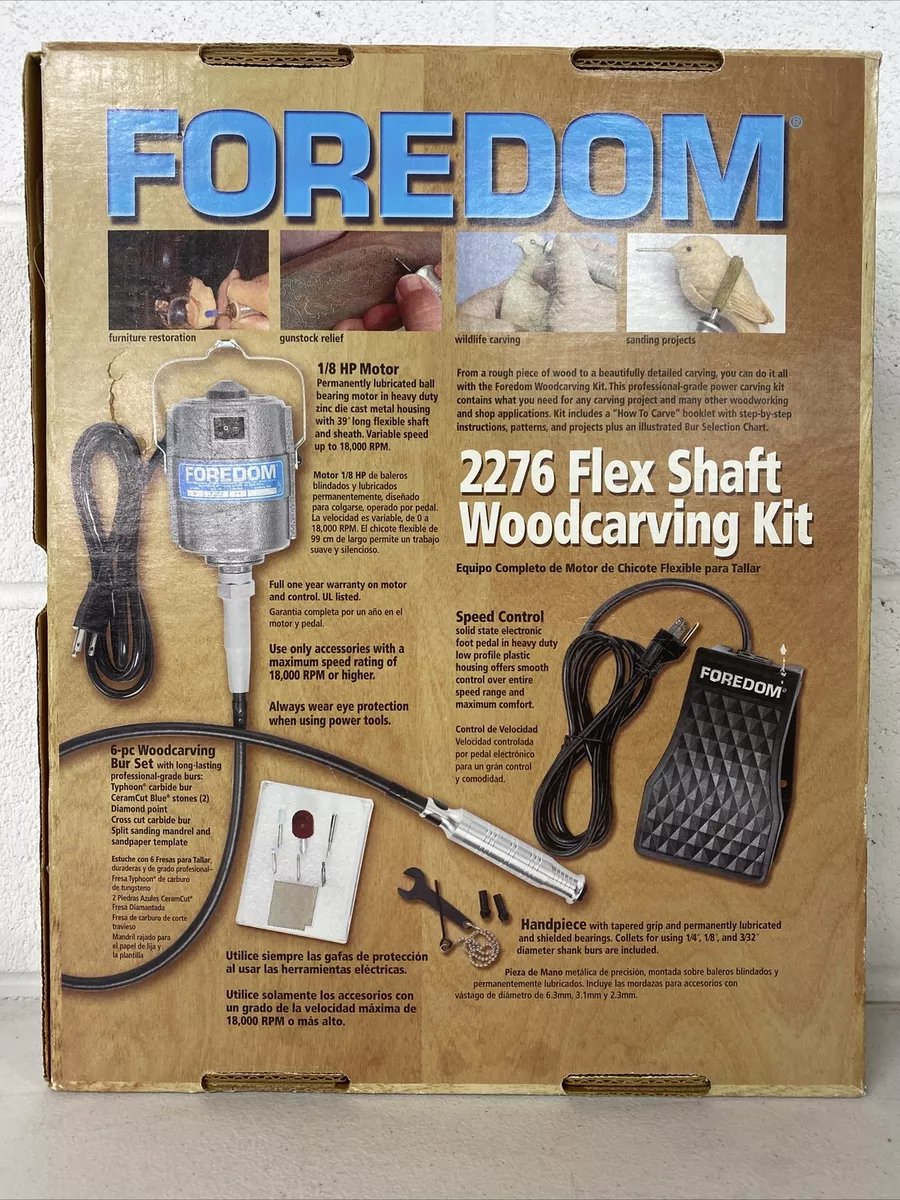 Foredom wood carving sale kit
